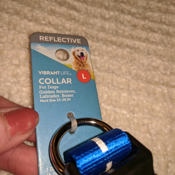 NWT! Large Reflective Dog Collar (15"-26" Neck) - Picture 5 of 7